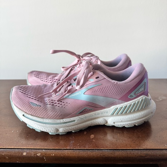 Women's Brooks Adrenaline GTS 23, Zephyr/Blue/Coconut, 5 B Medium US - Picture 3 of 9